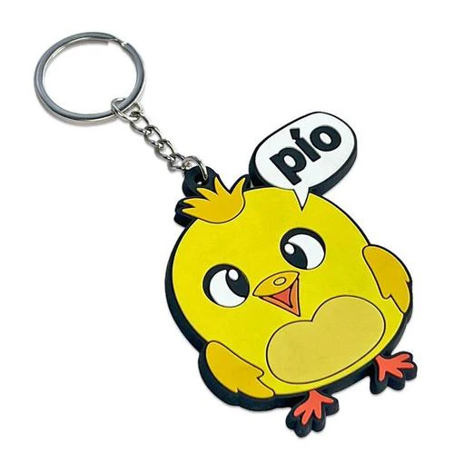 Custom 3D Die Cut Rubber Keychains – Free Design Proof & Quote