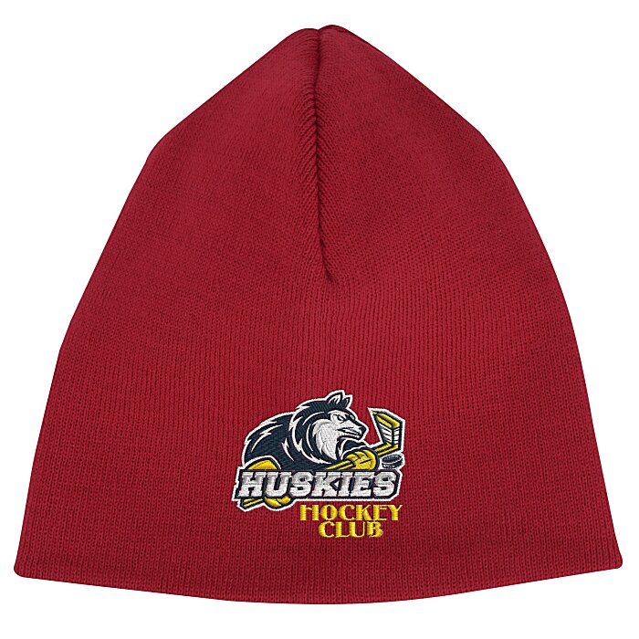 Custom Fine-Knit Solid Beanie