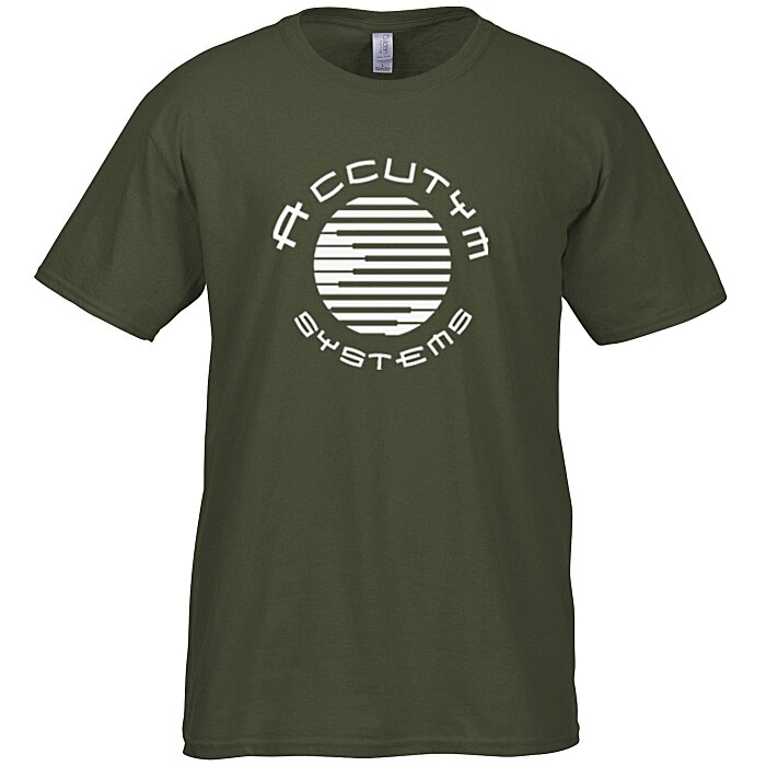 Custom Gildan Softstyle T-Shirt - Men's - Colours - Screen