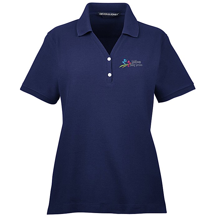 Custom Peruvian Pima Cotton Polo - Ladies'