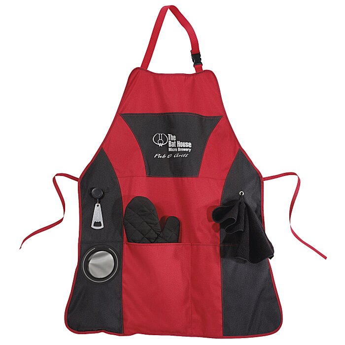 Custom Grill Master BBQ Apron - 24 hr
