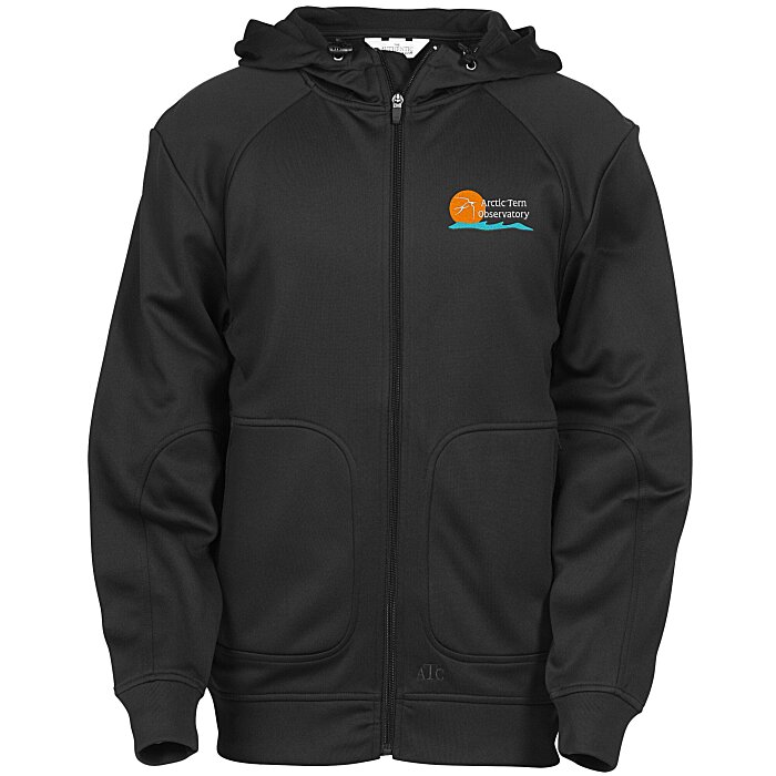Custom PTech Moisture Wicking Full-Zip Sweatshirt - Men's - Embroidered