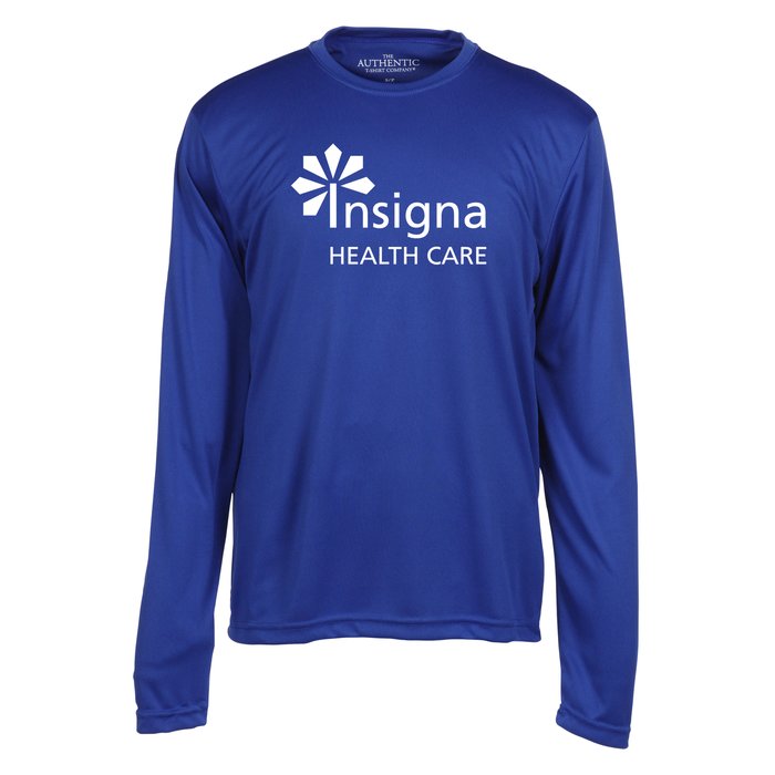 Custom Pro Team Moisture Wicking Long Sleeve Tee - Men's - Screen