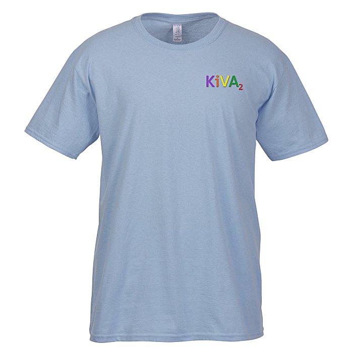 Custom Gildan Softstyle T-Shirt - Men's - Embroidered