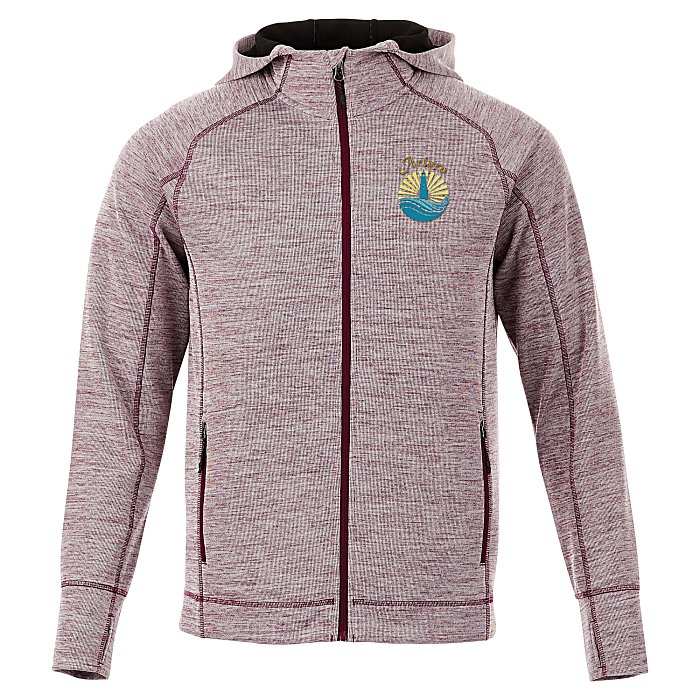 Custom Odell Heather Knit Hooded Jacket - Men's - 24 hr