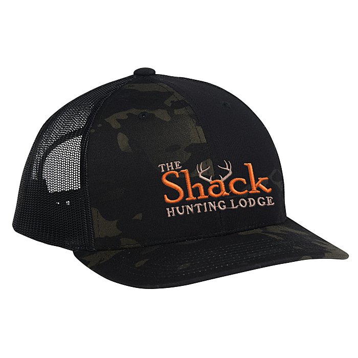 Custom Yupoong Retro Trucker Cap - Camo