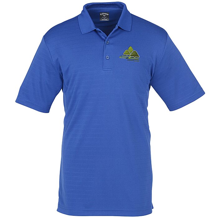 Custom Callaway Horizontal Texture Polo - Men's