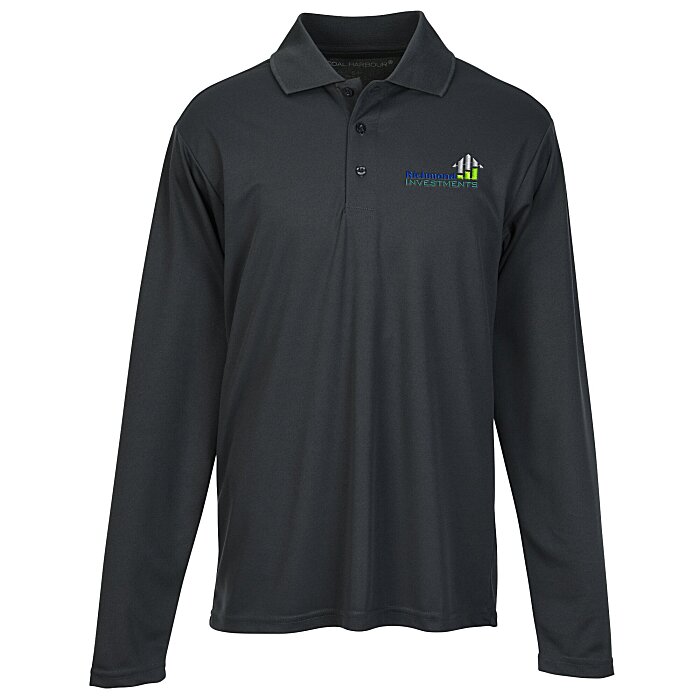 Custom Coal Harbour Everyday Snag Resistant Long Sleeve Polo