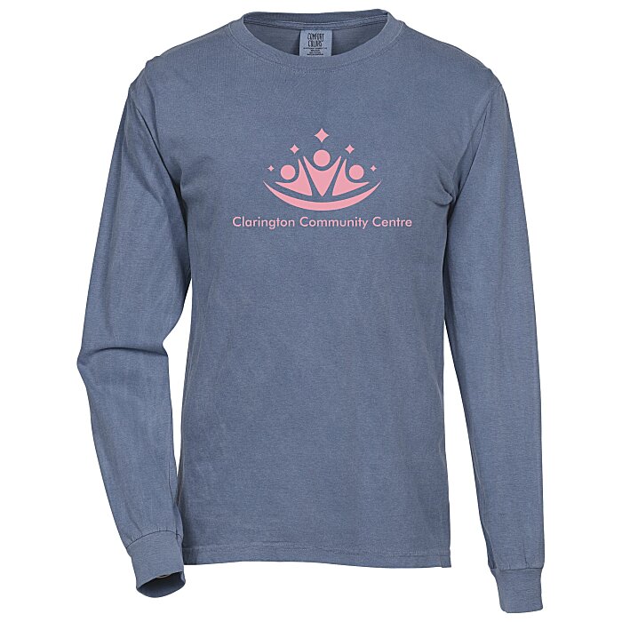 Custom Comfort Colors Garment-Dyed Long Sleeve T-Shirt