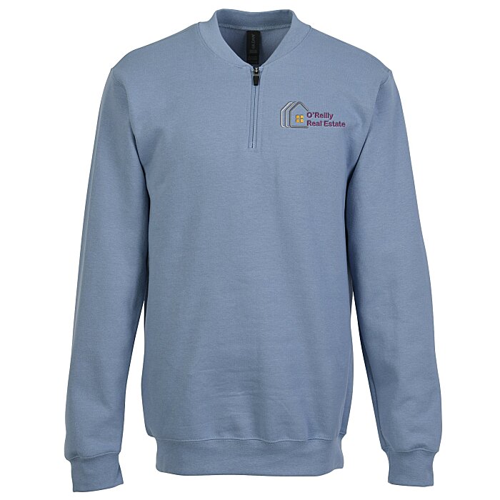 Custom Gildan Softstyle Midweight 1/4-Zip Sweatshirt