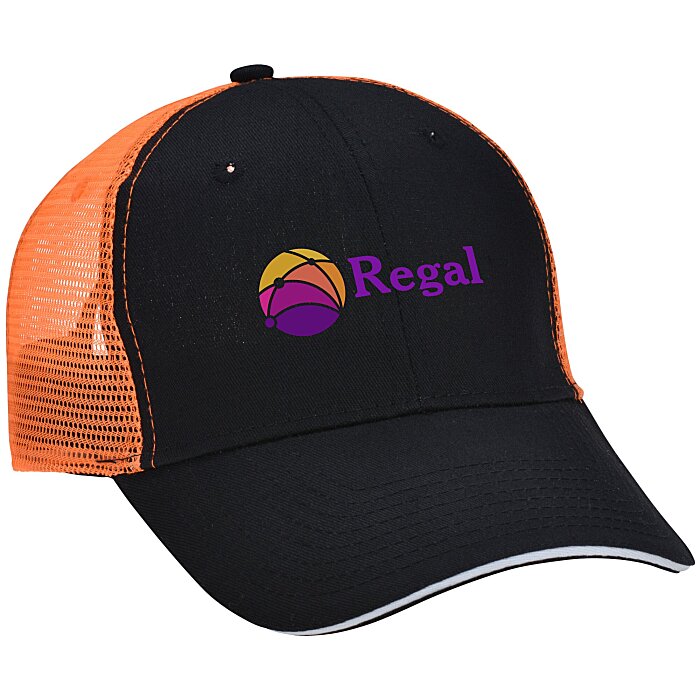 Custom Roadster Sandwich Bill Trucker Cap - Full Colour
