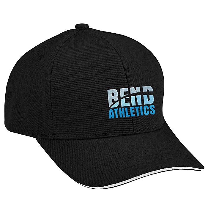 Custom Split Peak Chino Twill Cap - 24 hr