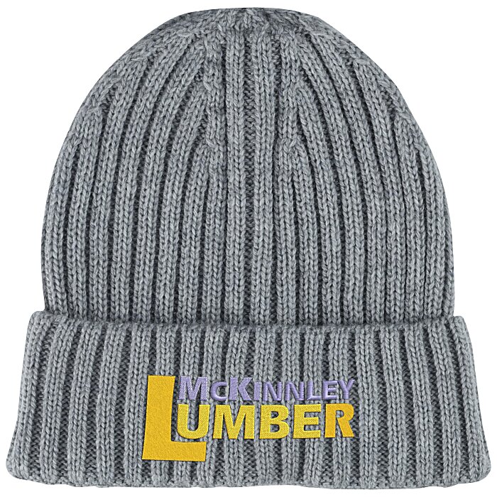 Custom Thick Rib Knit Cuff Toque - 24 hr