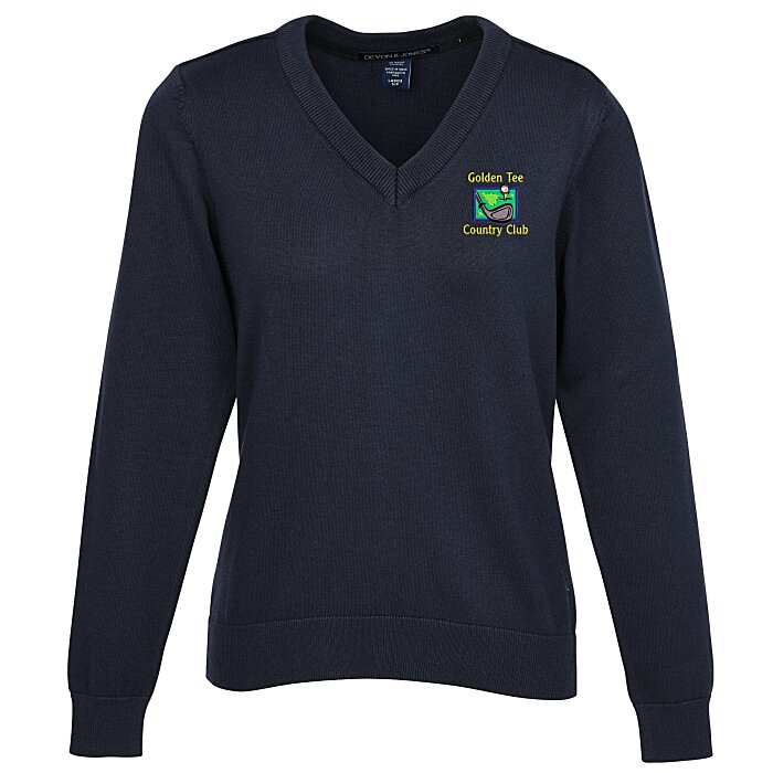 Custom New Classics V-Neck Sweater - Ladies'
