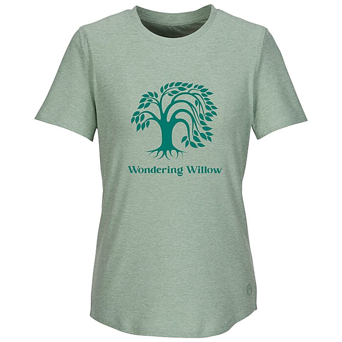 Custom Wellable Crewneck T-Shirt - Ladies\u0026#039;