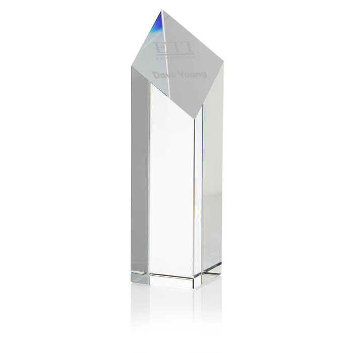 Custom Crystal Spectra Pillar - 10 inches