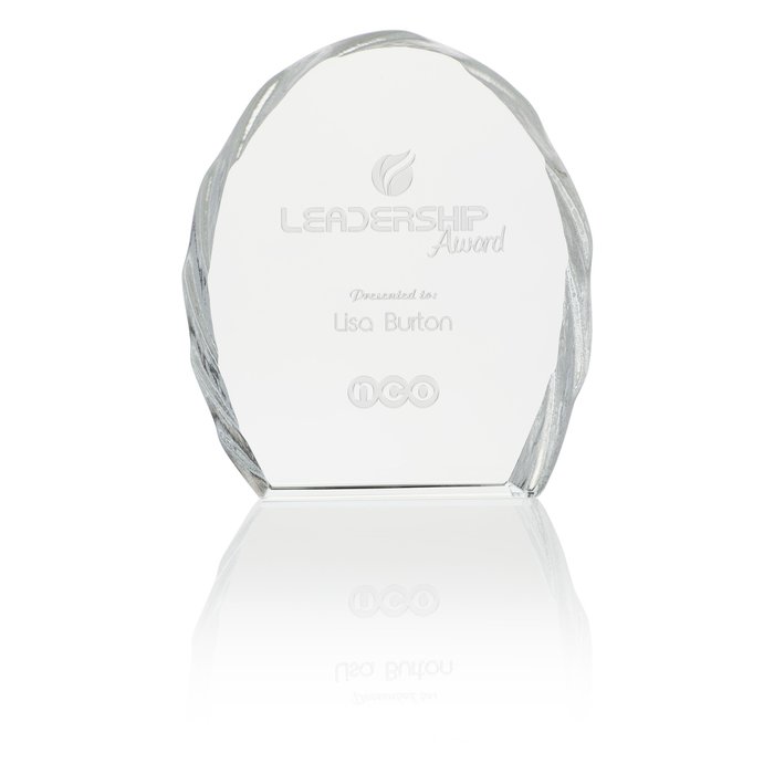 Custom Iceberg Crystal Award - 5 1/2 inches