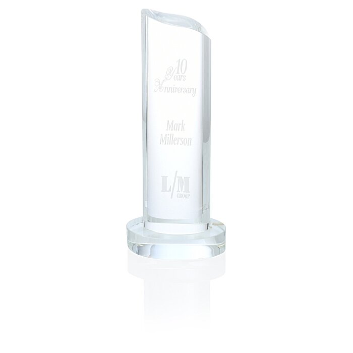 Custom Dignify Crystal Award - 10