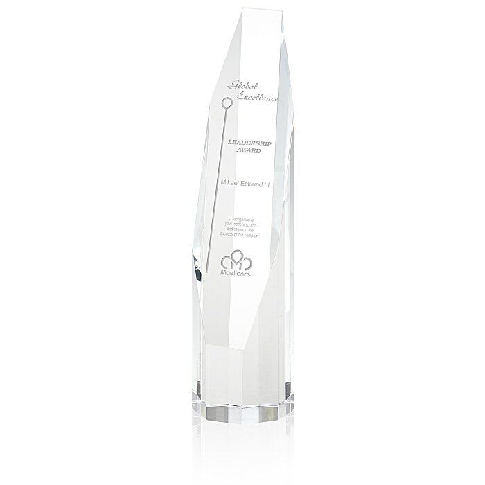 Custom Barrhaven Crystal Award - 10 inches