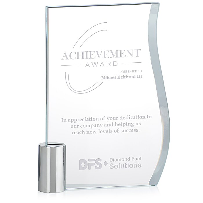Custom Superior Starfire Award - 8 inches