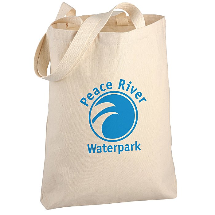Custom Cotton Promotional Tote - Natural