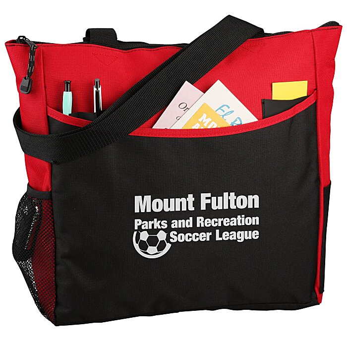 Custom Two-Tone Tote Bag