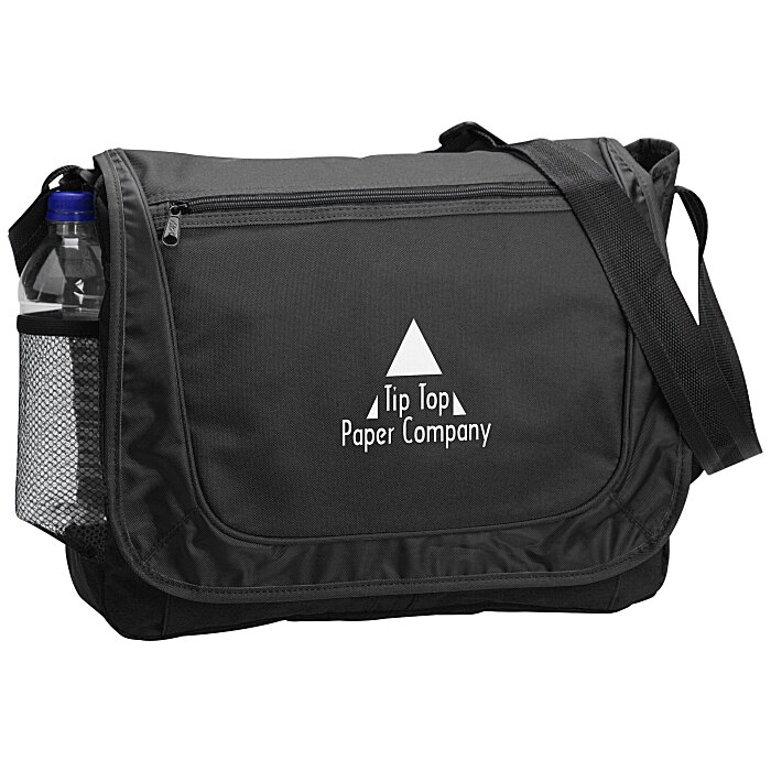 Custom Contrast Messenger Bag