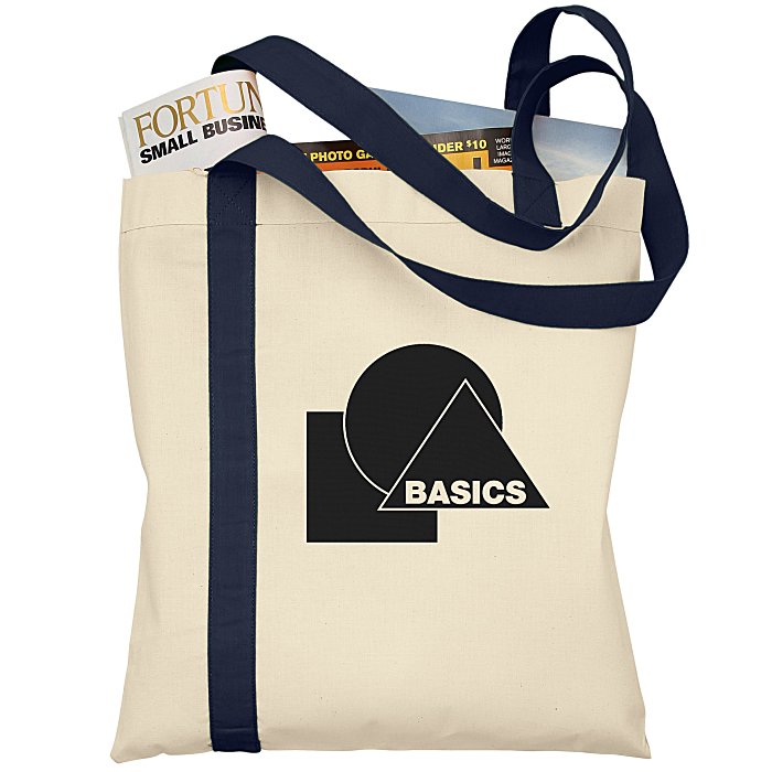 Custom Striped Economy Tote