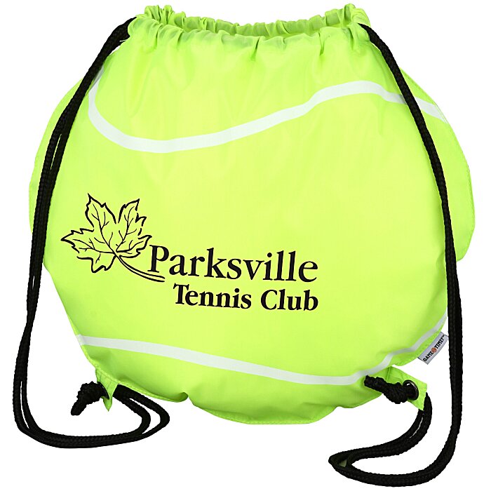 Custom Game Time! Tennis Ball Drawstring Backpack