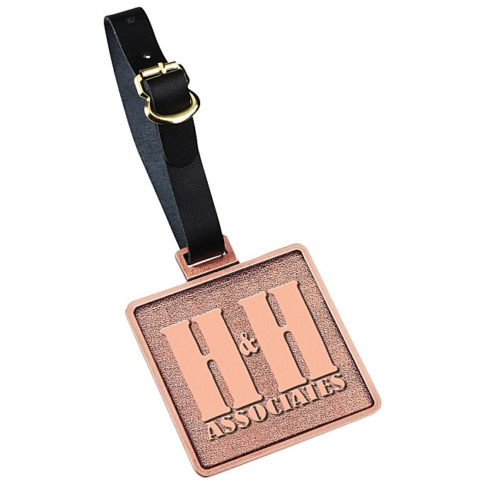 Custom Classic Golf Bag Tag - Square