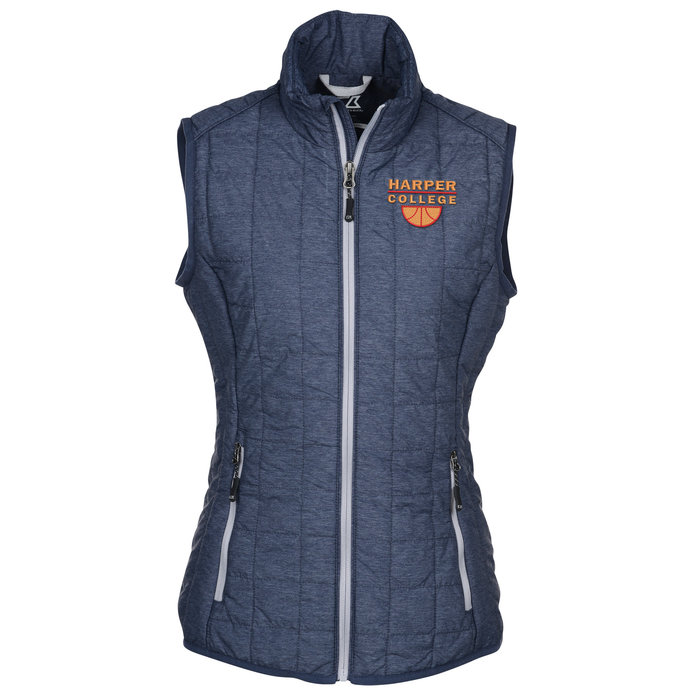 Custom Cutter & Buck Rainier Packable Vest - Ladies'