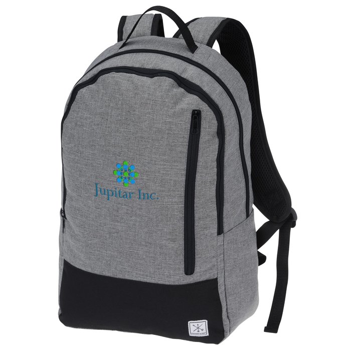 Custom Merchant & Craft Grayley 15-inch Laptop Backpack - Embroidered