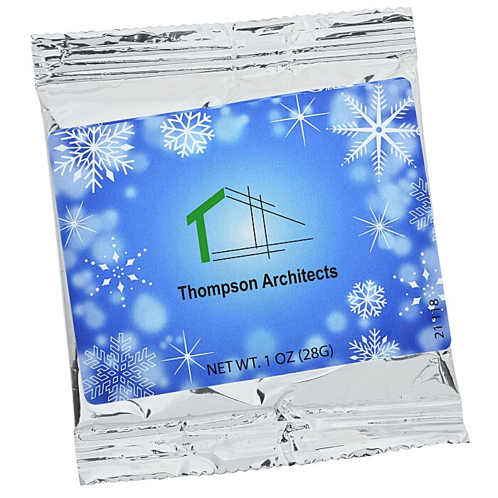 Custom Hot Chocolate Pouch - Snowflake