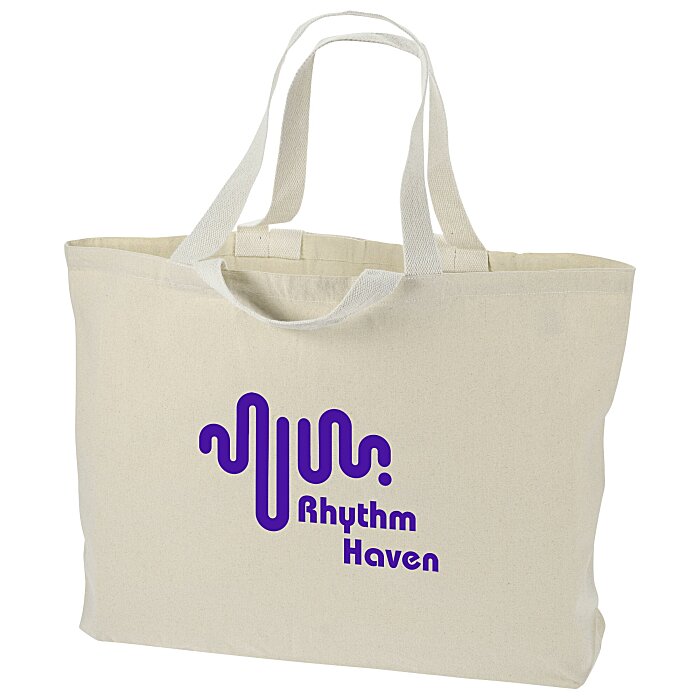 Custom 11-oz Cotton Mega Tote