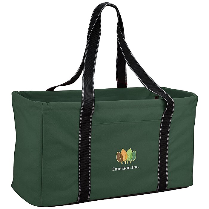 Custom Front Pocket Utility Tote - Embroidered