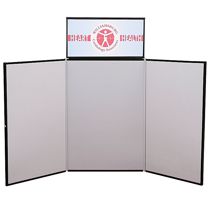Custom Fold N Go Tabletop Display - 6 feet - Header