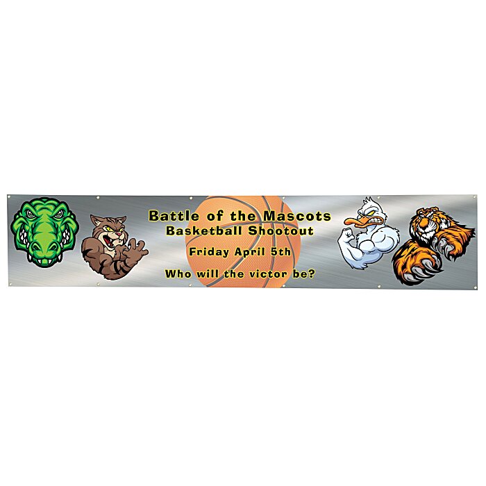 Custom Value Outdoor Banner - 2 feet x 10 feet