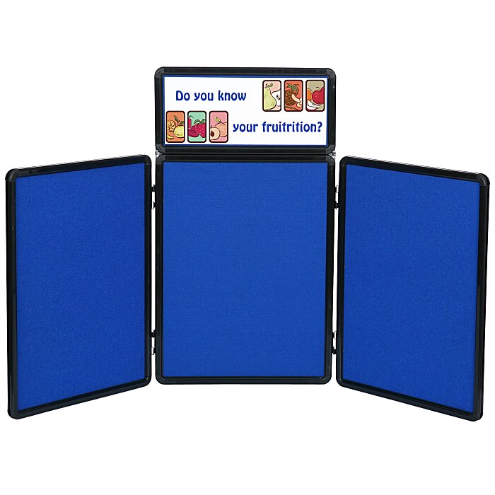 Custom Show N Write Tabletop Display - 4 feet - Header