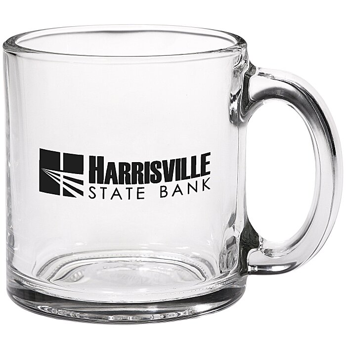 Custom Glass Mug - 13 oz