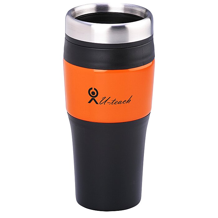 Custom Metallic Panel Tumbler - 16 oz.