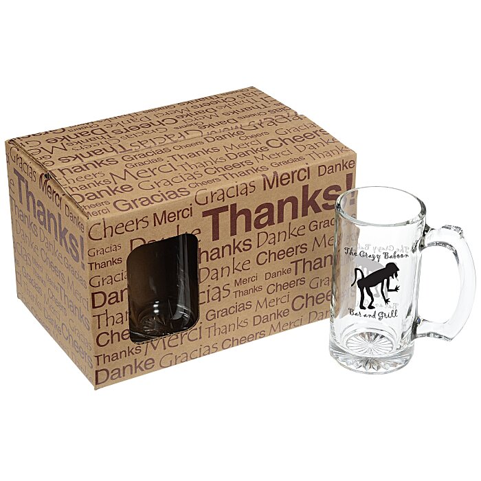 Custom Beer Stein Set - 12 oz