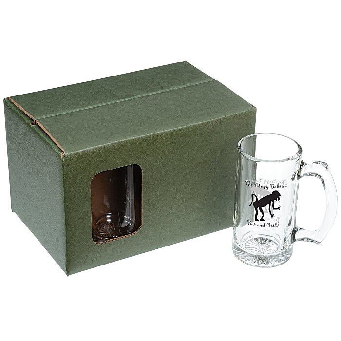 Custom Beer Stein Set - 12 ounces - Coloured Box