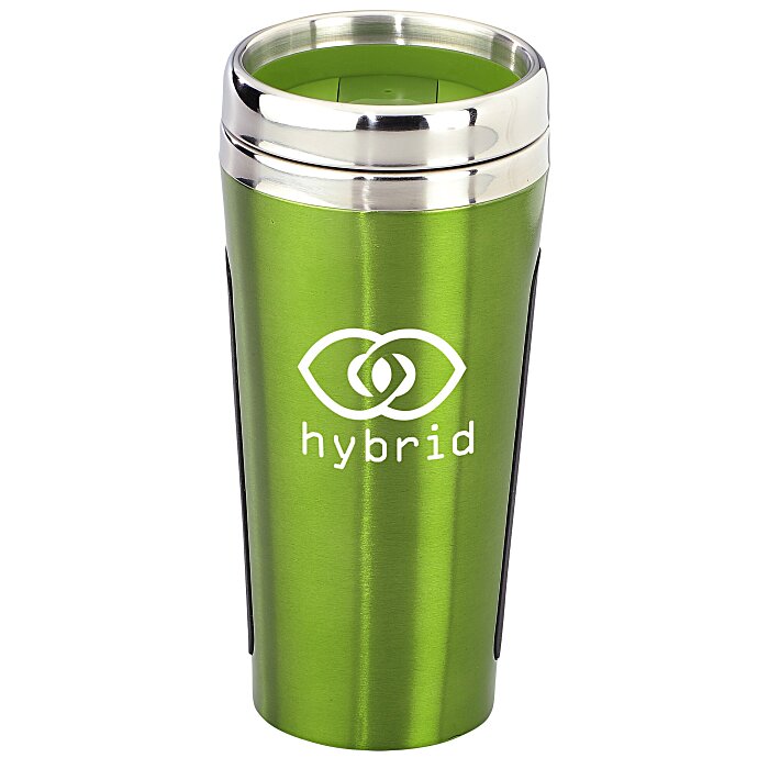 Custom Dual Grip Travel Tumbler - 15 oz - Closeout