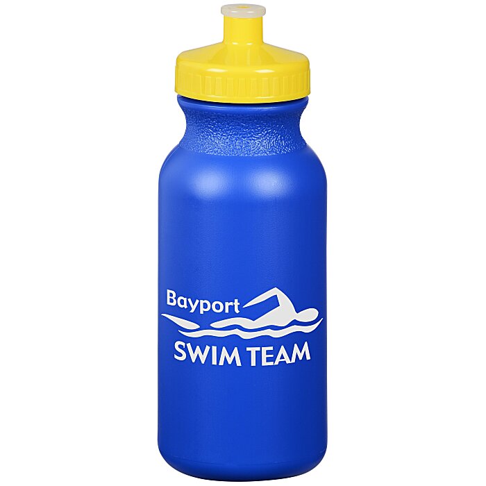 Custom Value Sport Bottle with Push Pull Lid - 20 oz - Colours