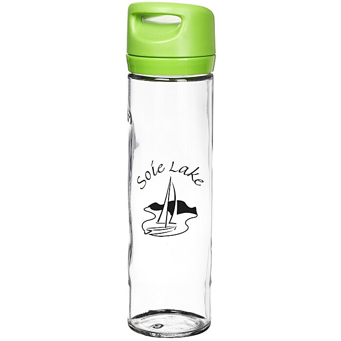 Custom Wide Mouth Glass Water Bottle - 16 oz.