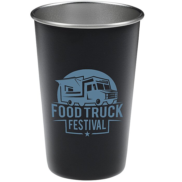 Custom Stainless Steel Pint Glass - 16 oz.