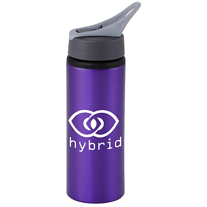Custom Sip & Flip Aluminum Bottle - 24 oz
