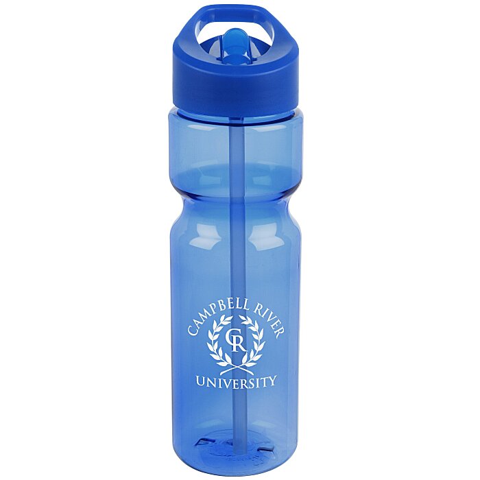 Custom Olympian Sport Bottle with Flip Straw Lid - 28 oz