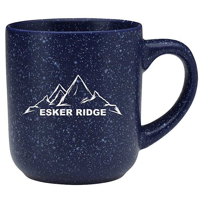Custom Speckled Matte Coffee Mug - 14 ounces