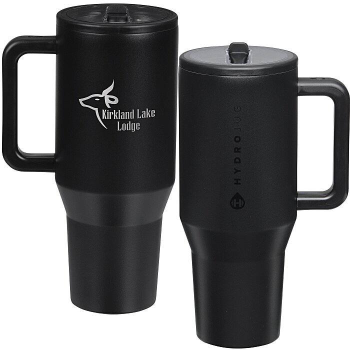 Custom HydroJug Traveler Vacuum Mug - 40 oz - Laser Engraved